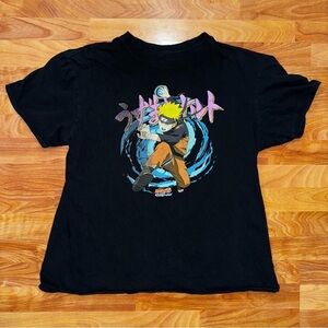 Naruto Shippuden Collection Shirt Mens Medium Black Shonen Jump Graphic Tee